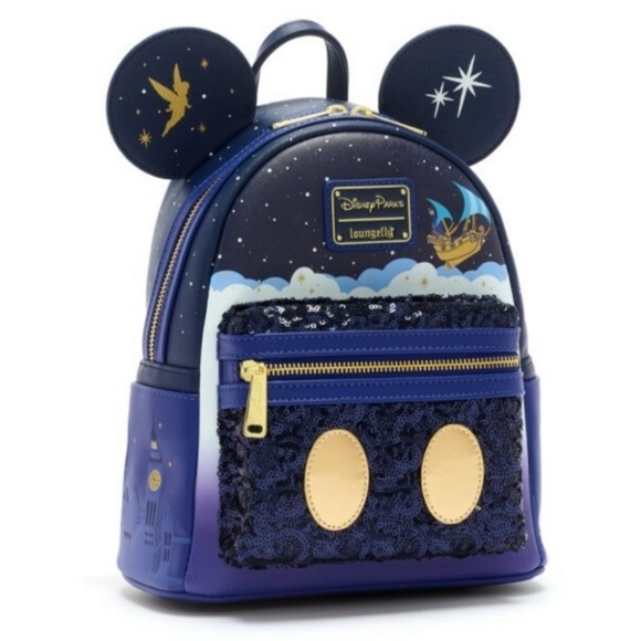 Loungefly Handbags - LOUNGEFLY NWT DISNEY PARKS MICKEY MAIN ATTRACTION PETER PAN’S FLIGHT BACKPACK